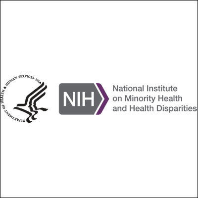 HHS and NIMHD logos