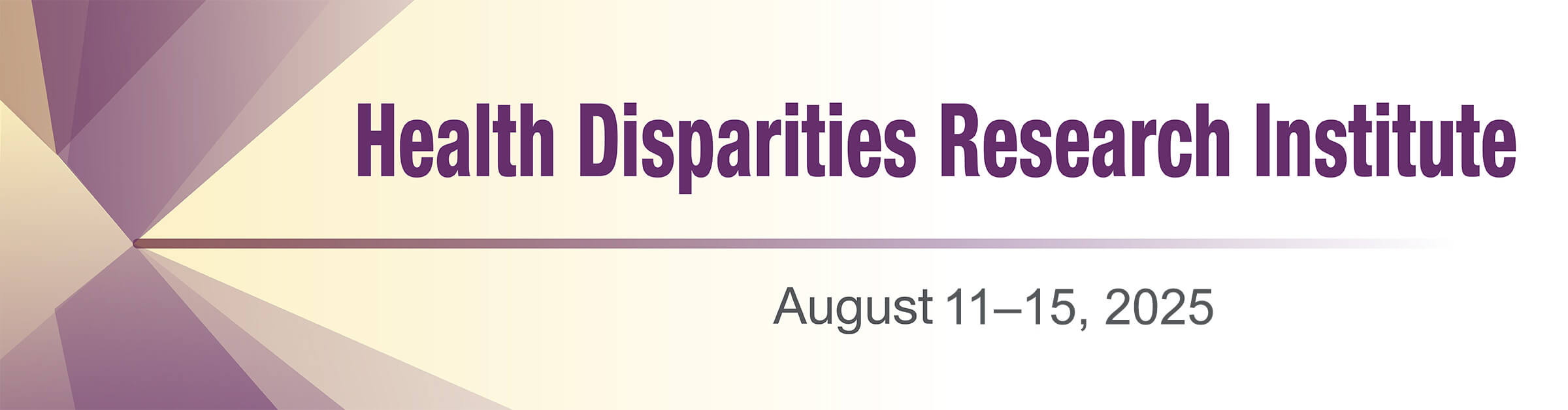 NIMHD Health Disparities Research Institute: Aug. 11-15, 2025