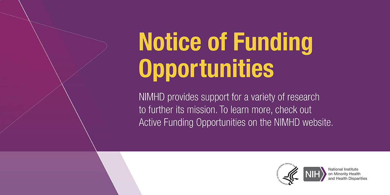 Active NIMHD Funding Opportunities