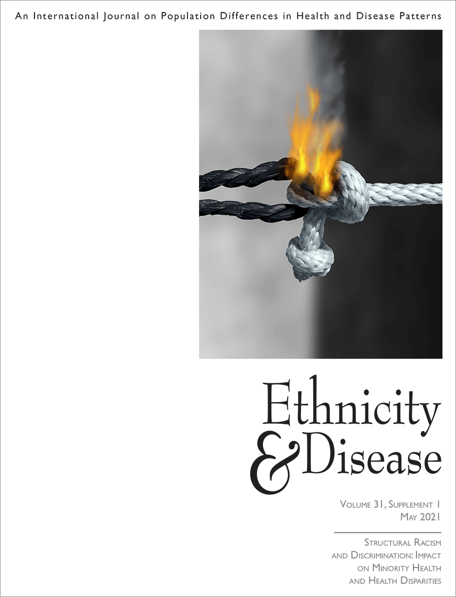 Ethnicity and Disease supplement, Structural Racism and Discrimination: Impact on Minority Health and Health Disparities cover